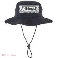 Funny Math Teacher Things Just Got Real Mathematics Nerd Bucket Hat thumb 0