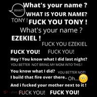 Funny Meme Tony And Ezekiel Hey Whats Your Name Coffee Mug thumb 5