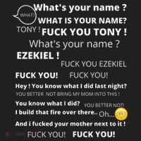 Funny Meme Tony And Ezekiel Hey Whats Your Name Beanie thumb 2