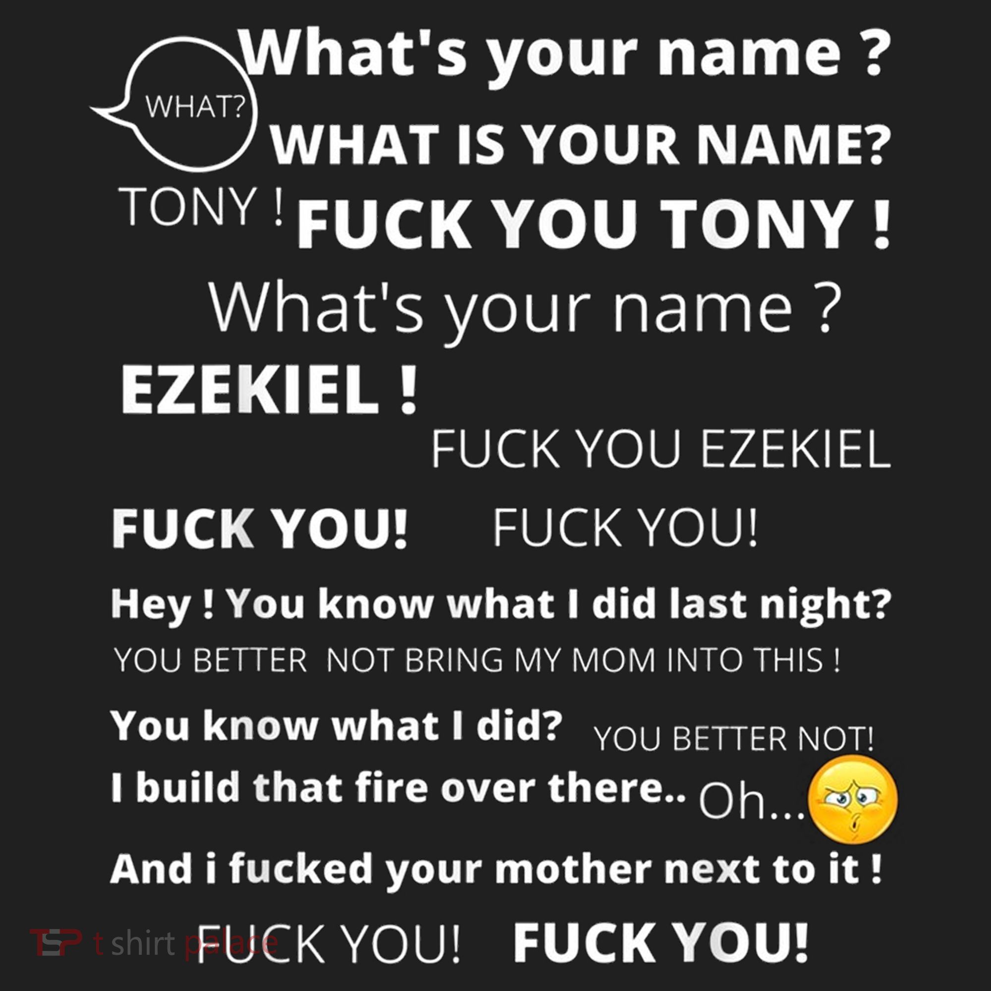 Funny Meme Tony And Ezekiel Hey Whats Your Name Beanie