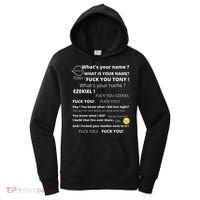 Funny Meme Tony And Ezekiel Hey Whats Your Name Women's Hoodie thumb 0