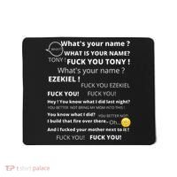 Funny Meme Tony And Ezekiel Hey Whats Your Name Mousepad thumb 0