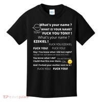 Funny Meme Tony And Ezekiel Hey Whats Your Name Kids T-Shirt thumb 0