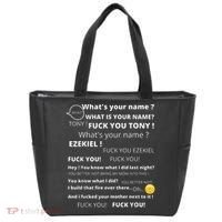 Funny Meme Tony And Ezekiel Hey Whats Your Name Tote Bag thumb 0