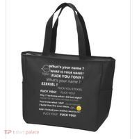 Funny Meme Tony And Ezekiel Hey Whats Your Name Tote Bag thumb 3