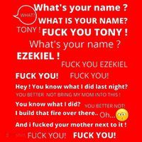 Funny Meme Tony And Ezekiel Hey Whats Your Name Santa Hat thumb 1