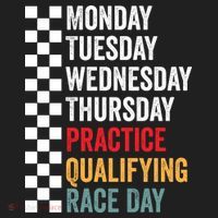 Funny Monday Tuesday Thursday Practice Qualifying Race Day Tumbler thumb 3