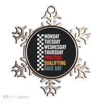 Funny Monday Tuesday Thursday Practice Qualifying Race Day Ornament thumb 0