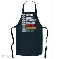 Funny Monday Tuesday Thursday Practice Qualifying Race Day Apron thumb 0