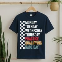 Funny Monday Tuesday Thursday Practice Qualifying Race Day T-Shirt thumb 2