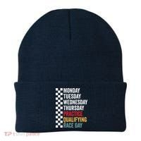 Funny Monday Tuesday Thursday Practice Qualifying Race Day Beanie thumb 0