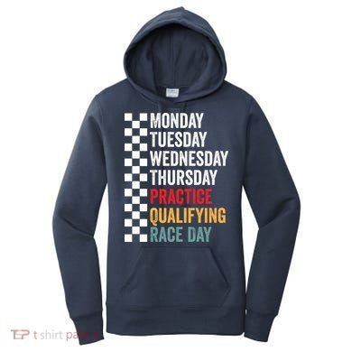 Funny Monday Tuesday Thursday Practice Qualifying Race Day Women's Hoodie
