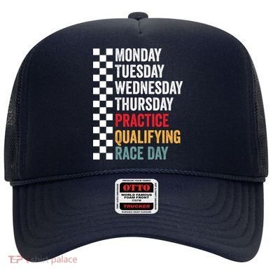 Funny Monday Tuesday Thursday Practice Qualifying Race Day Hat