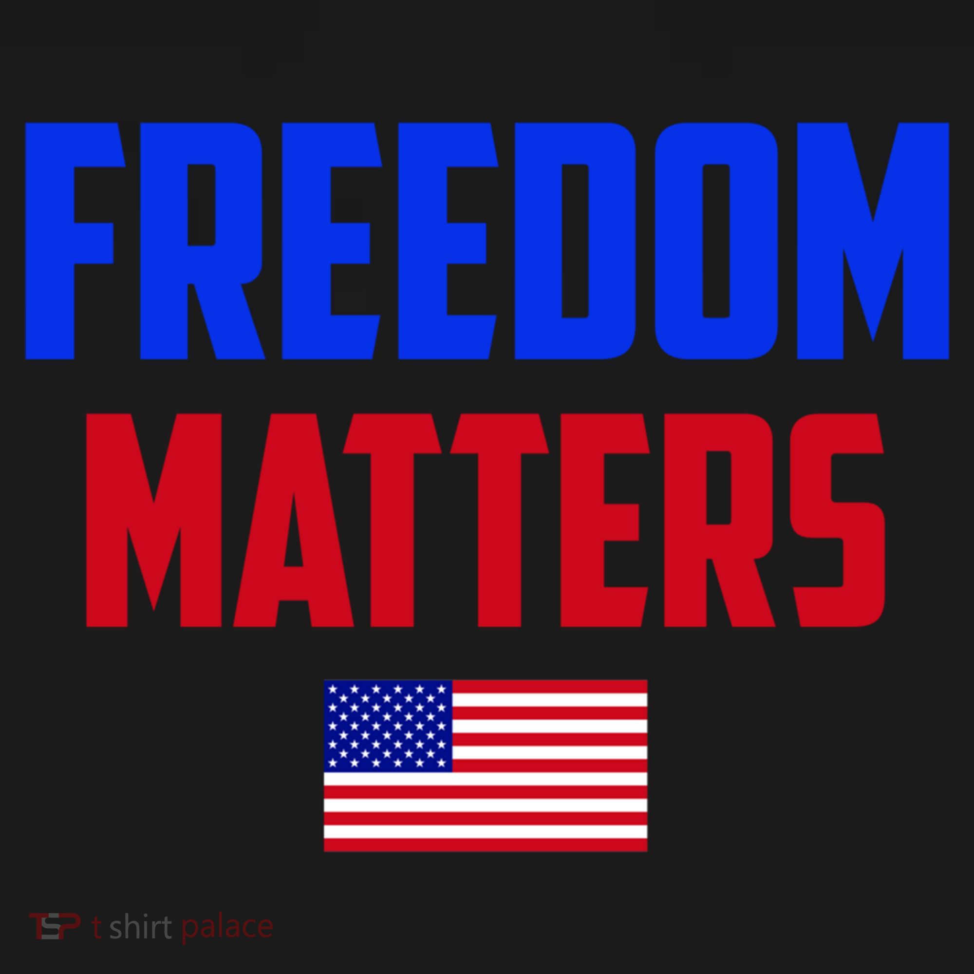 Freedom Matters Usa Flag American Flag Veteran's Day Great Gift Visor