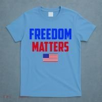 Freedom Matters Usa Flag American Flag Veteran's Day Great Gift T-Shirt thumb 4
