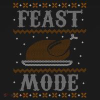 Feast Mode Ugly Sweater Thanksgiving Dinner Apron thumb 3