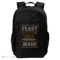 Feast Mode Ugly Sweater Thanksgiving Dinner Backpack thumb 0