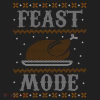 Feast Mode Ugly Sweater Thanksgiving Dinner Hat thumb 2