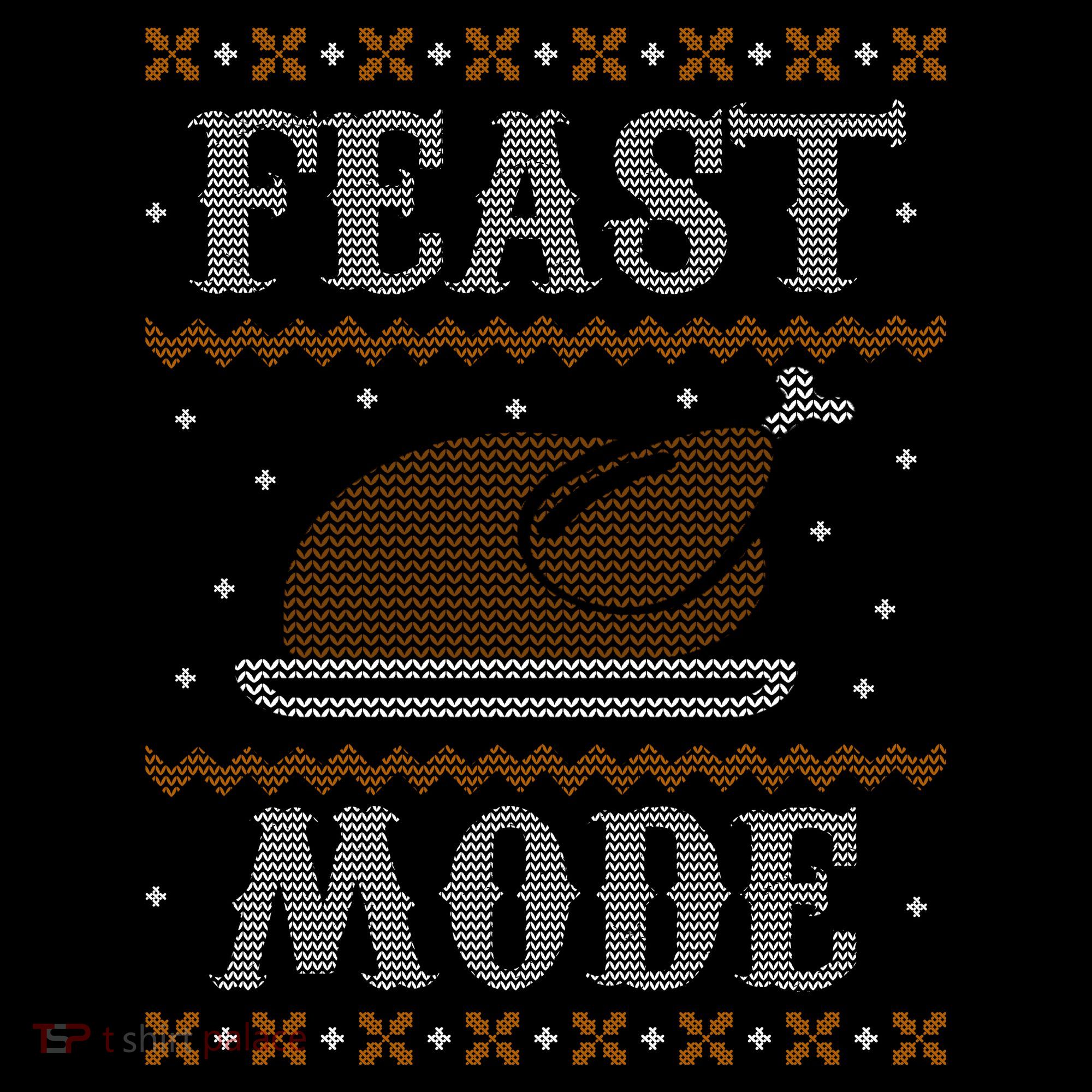 Feast Mode Ugly Sweater Thanksgiving Dinner Tank Top