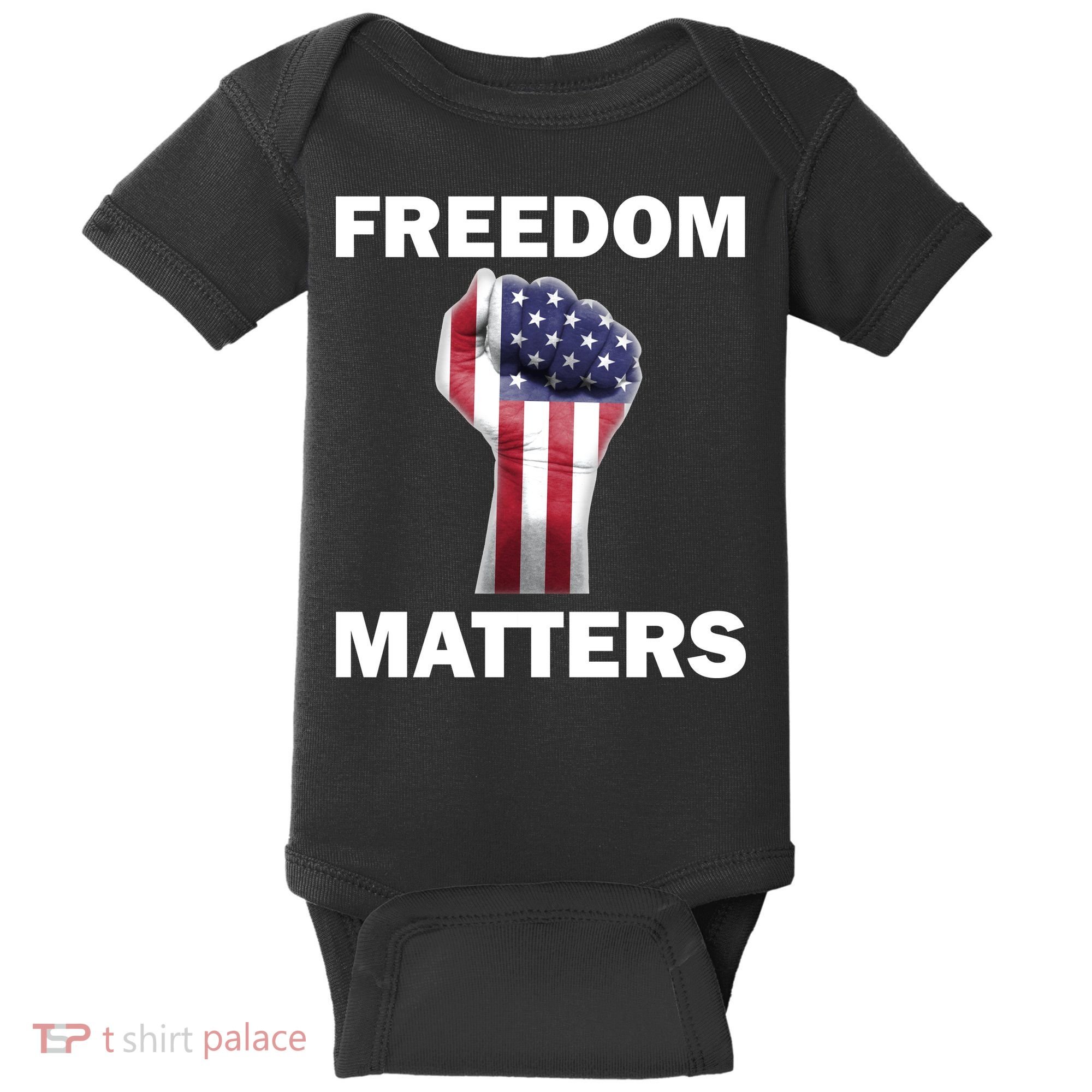 Freedom Matters USA American Fist Baby Bodysuit