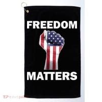 Freedom Matters USA American Fist Golf Towel thumb 0