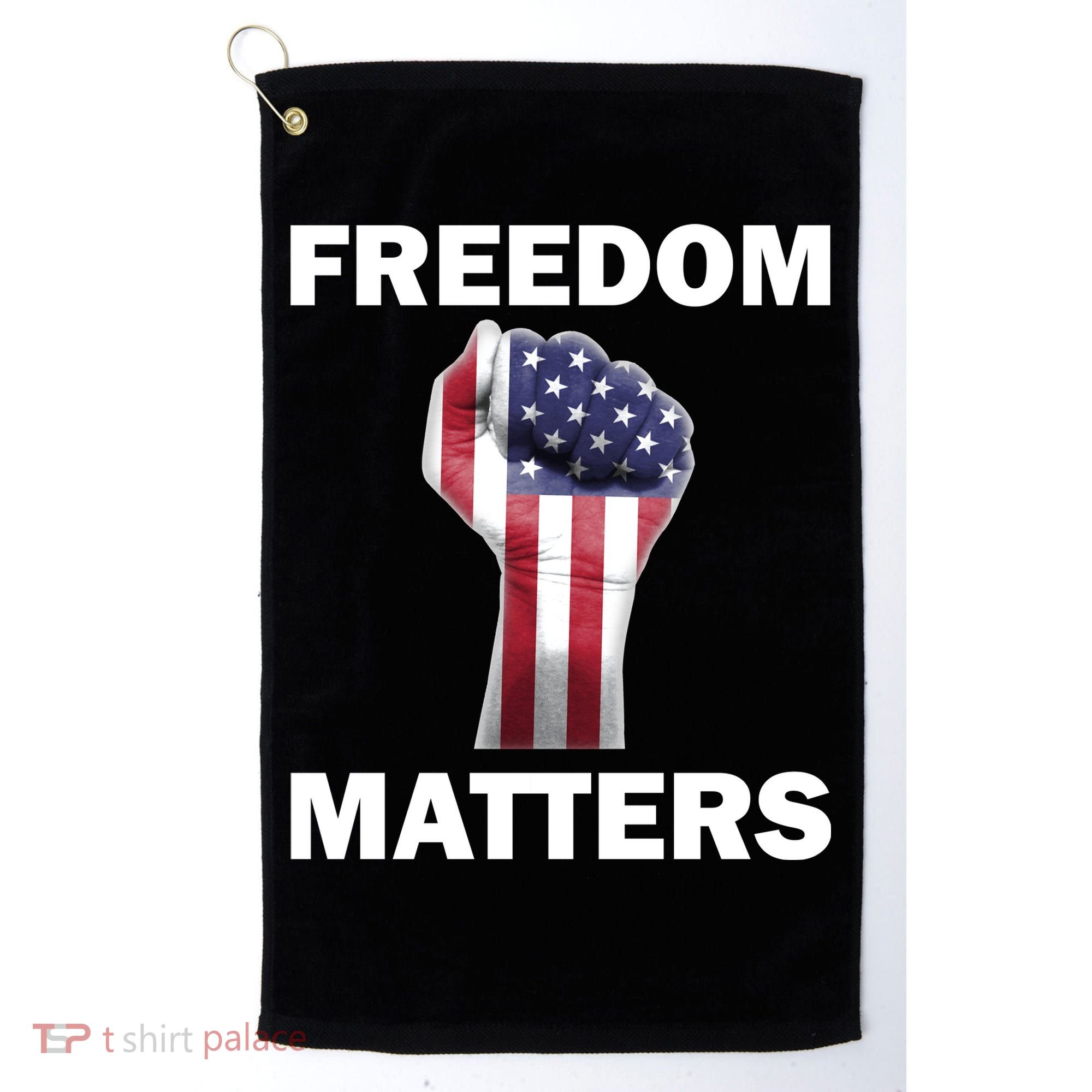 Freedom Matters USA American Fist Golf Towel