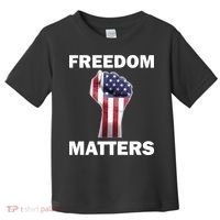 Freedom Matters USA American Fist Toddler T-Shirt thumb 0