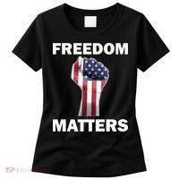 Freedom Matters USA American Fist Women's T-Shirt thumb 0