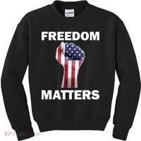 Freedom Matters USA American Fist Kids Sweatshirt thumb 0