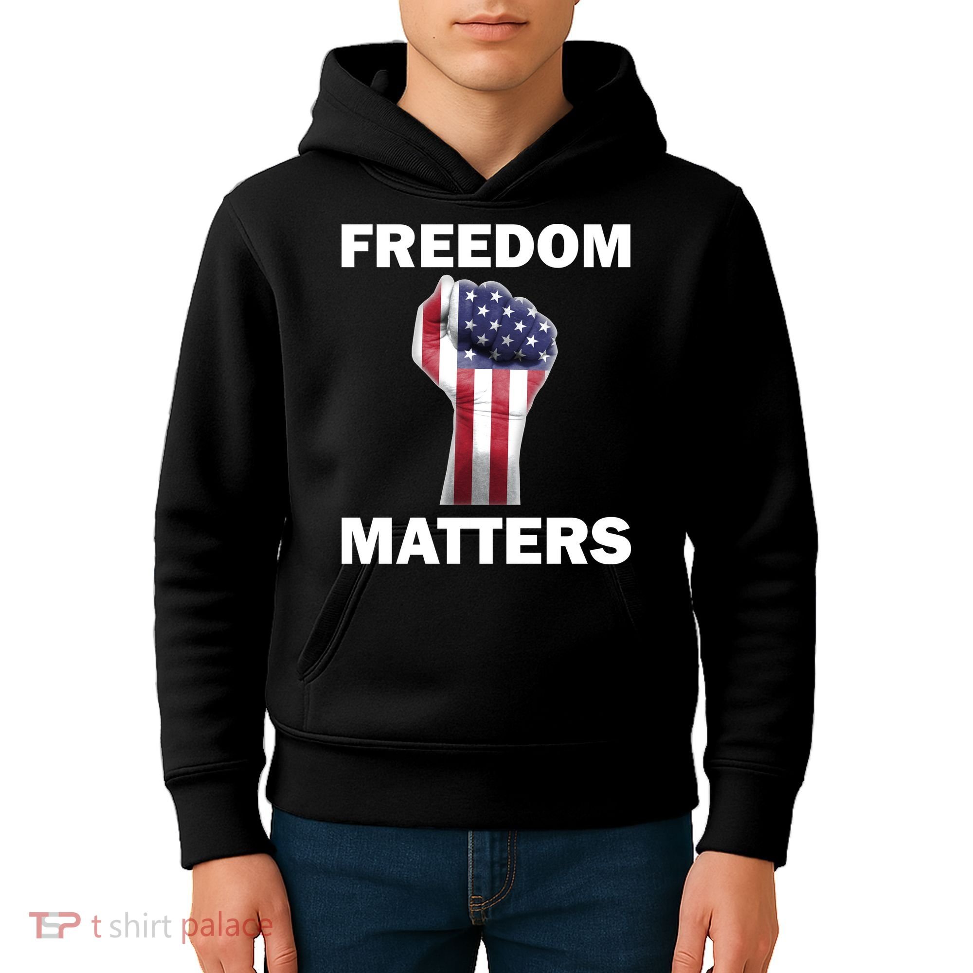Freedom Matters USA American Fist Kids Hoodie