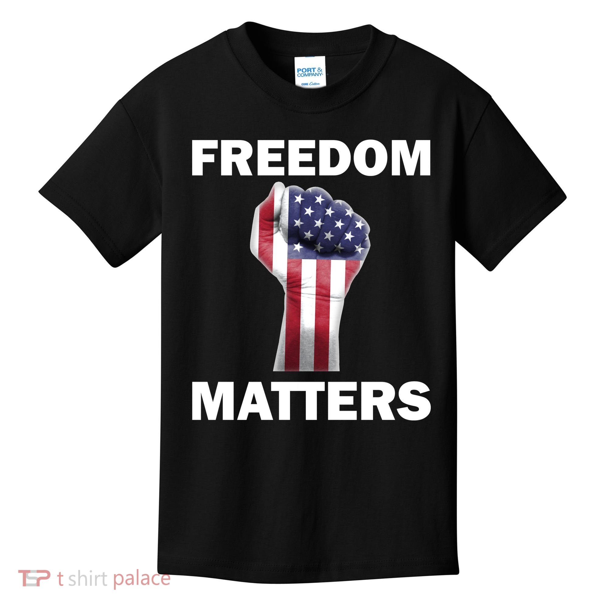 Freedom Matters USA American Fist Kids T-Shirt