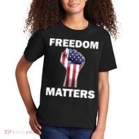 Freedom Matters USA American Fist Kids T-Shirt thumb 2