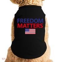 Freedom Matters USA Flag Doggie Tank thumb 0