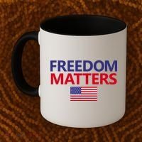 Freedom Matters USA Flag Coffee Mug thumb 2