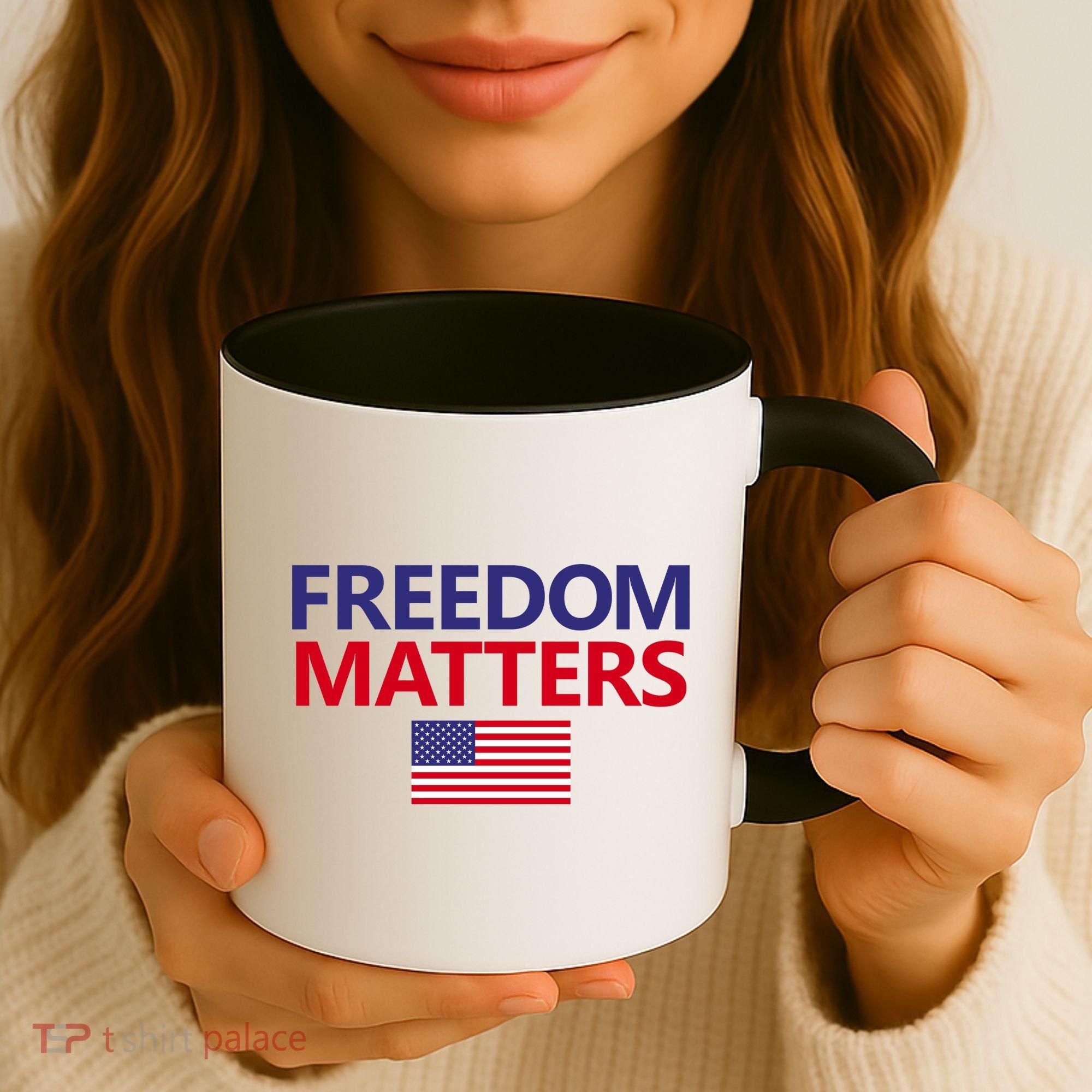 Freedom Matters USA Flag Coffee Mug