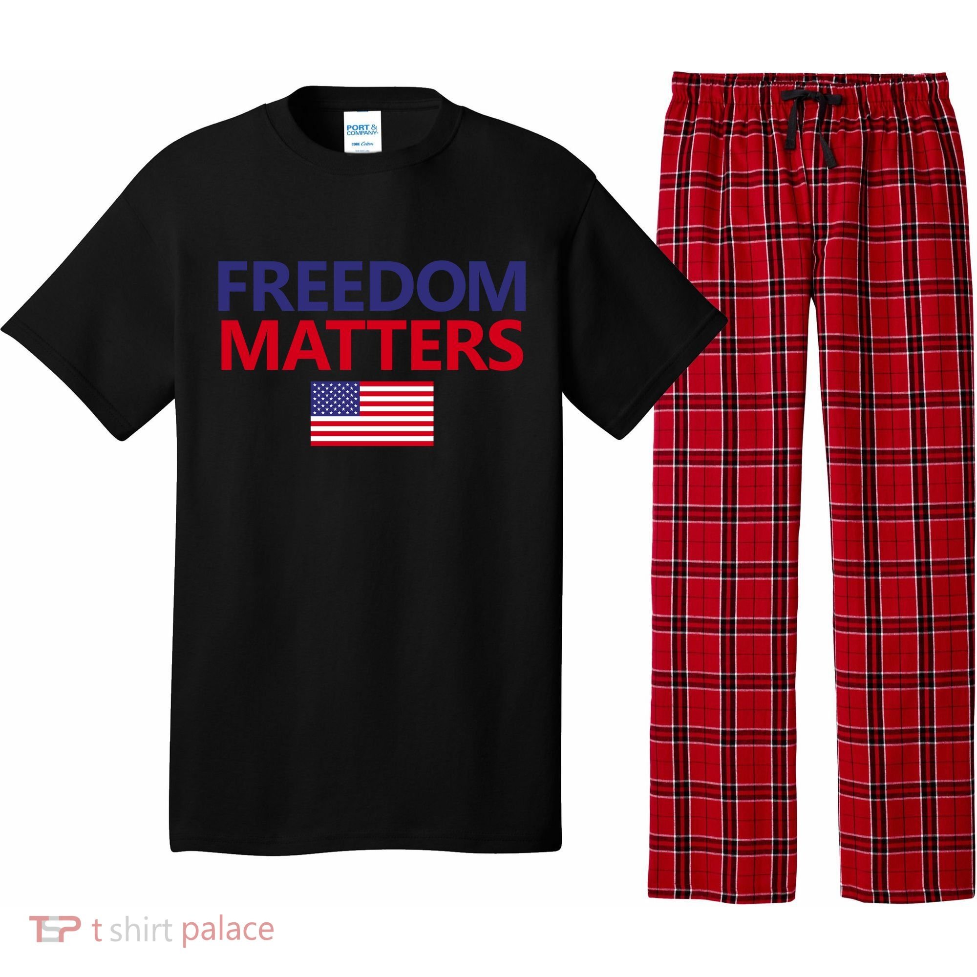 Freedom Matters USA Flag Pajama Set