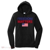 Freedom Matters USA Flag Women's Hoodie thumb 0