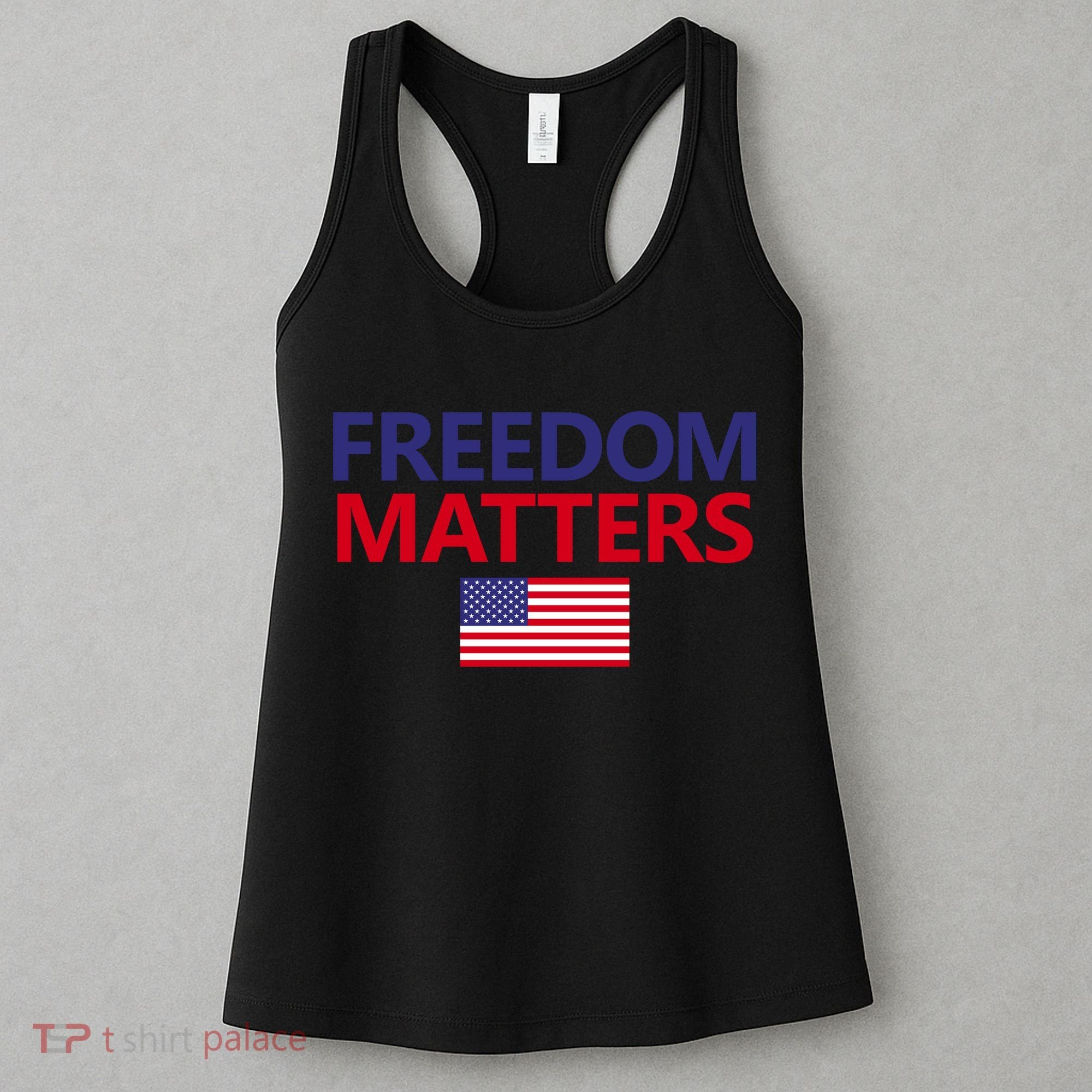 Freedom Matters USA Flag Women's Tank Top