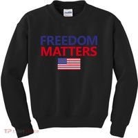 Freedom Matters USA Flag Kids Sweatshirt thumb 0