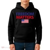 Freedom Matters USA Flag Kids Hoodie thumb 4