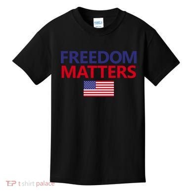 Freedom Matters USA Flag Kids T-Shirt