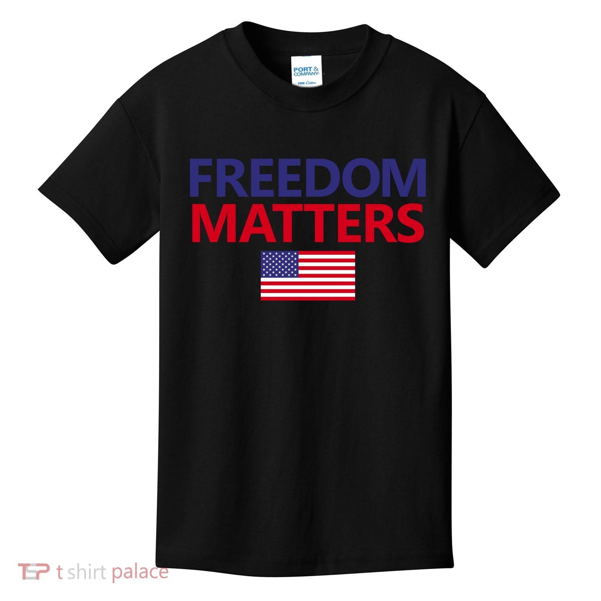 Freedom Matters USA Flag Kids T-Shirt