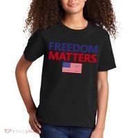 Freedom Matters USA Flag Kids T-Shirt thumb 2