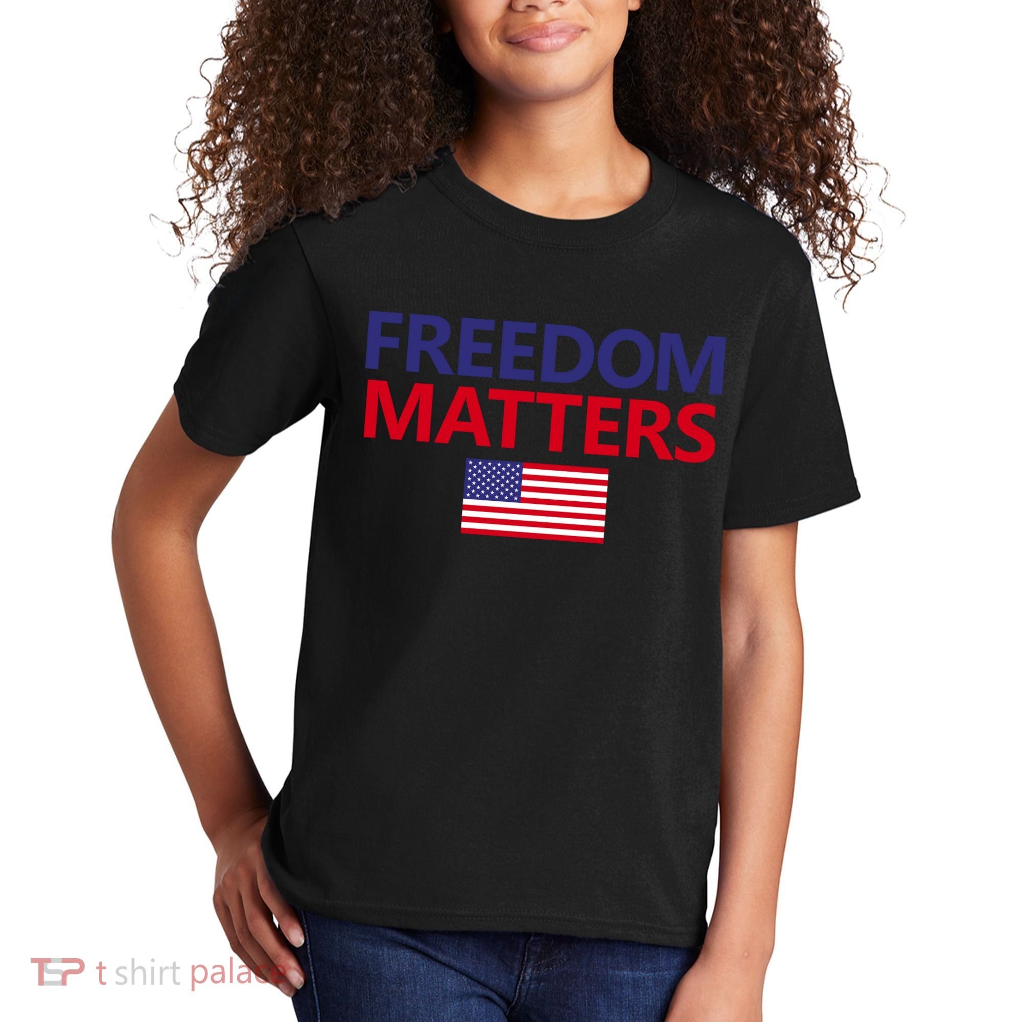 Freedom Matters USA Flag Kids T-Shirt