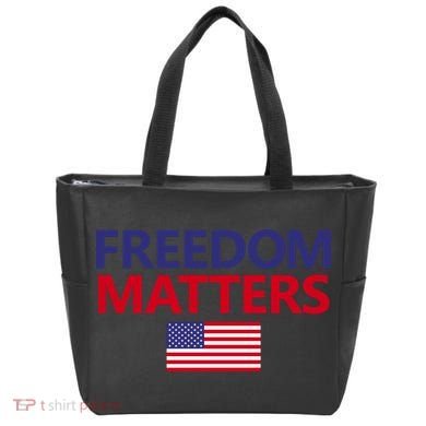 Freedom Matters USA Flag Tote Bag