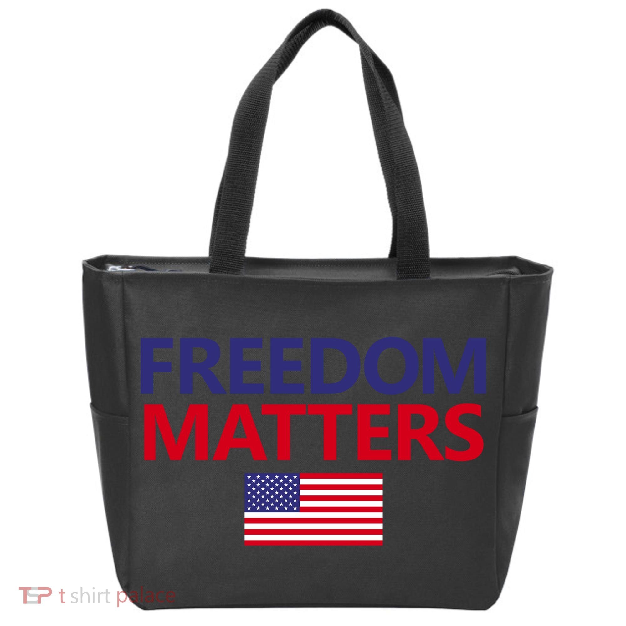 Freedom Matters USA Flag Tote Bag