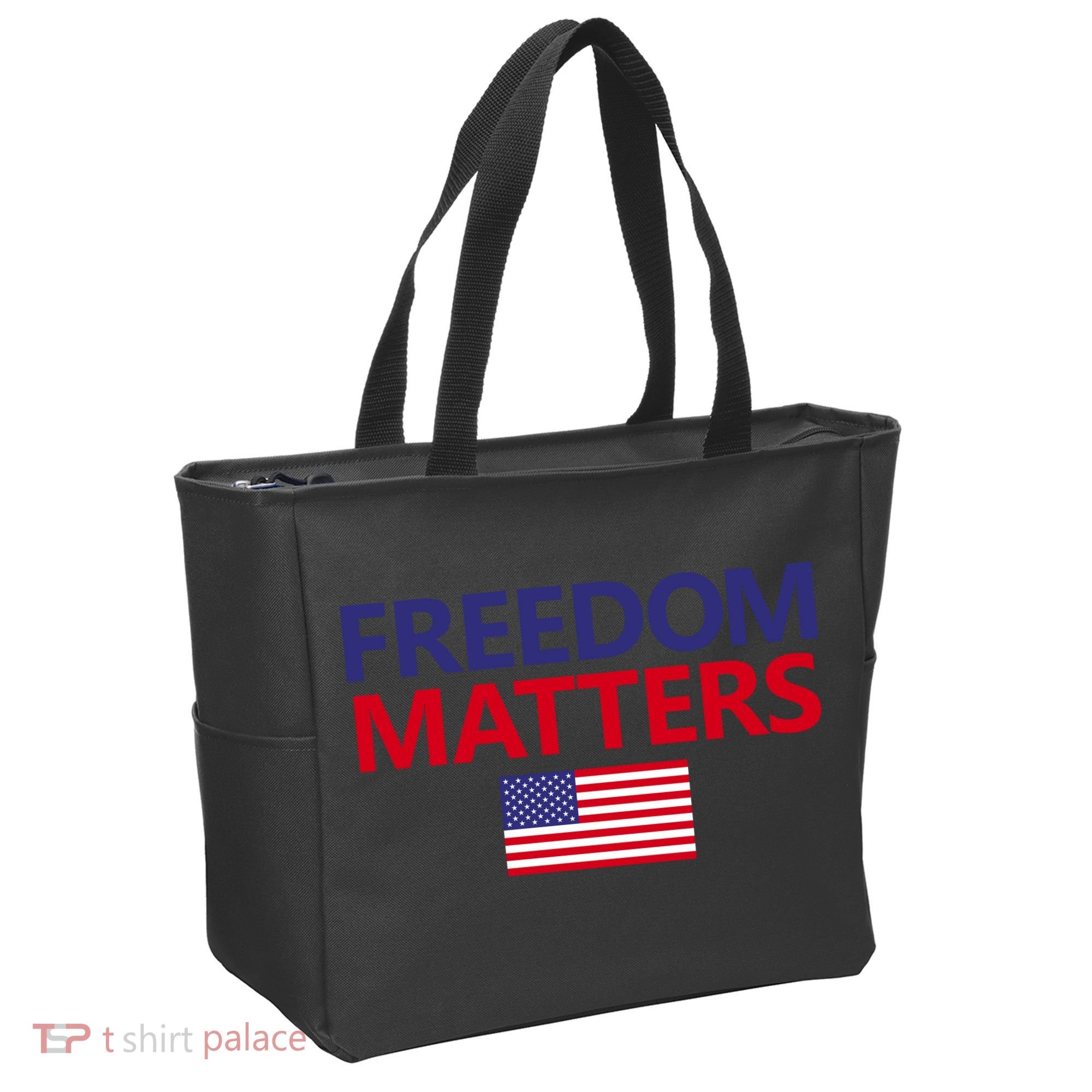 Freedom Matters USA Flag Tote Bag