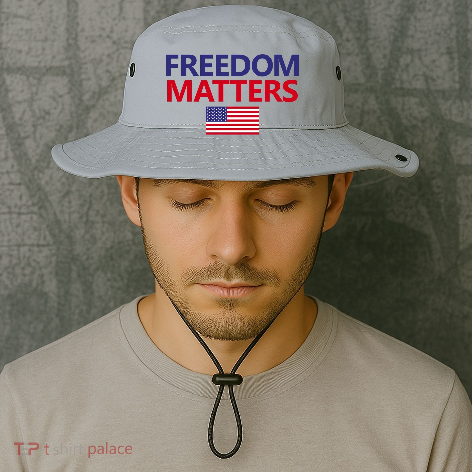 Freedom Matters USA Flag Bucket Hat