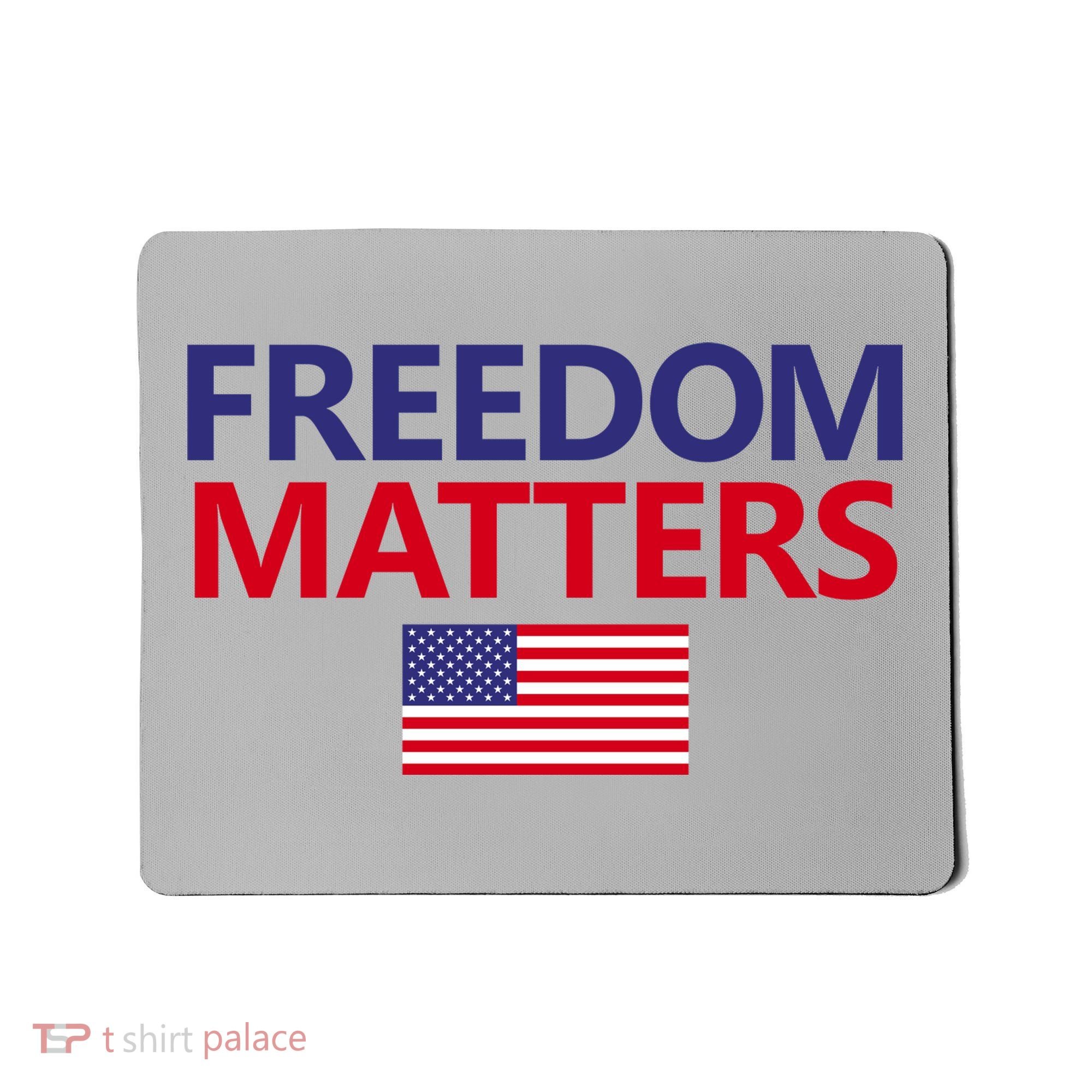 Freedom Matters USA Flag Mousepad