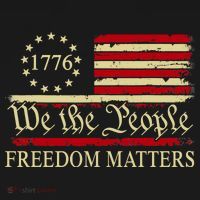 Freedom Matters USA Vintage Flag We The People 1776 T-Shirt thumb 7